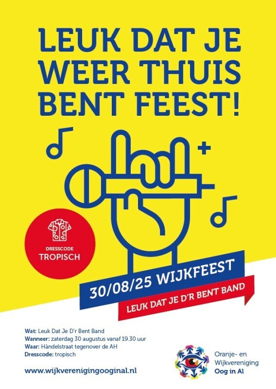 Wijkfeest! - Leuk dat je weer thuis bent